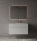 40" Wall Mounted Bathroom Vanity with Porcelain Countertop