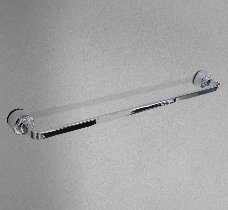 24" Round Chrome Towel Rack