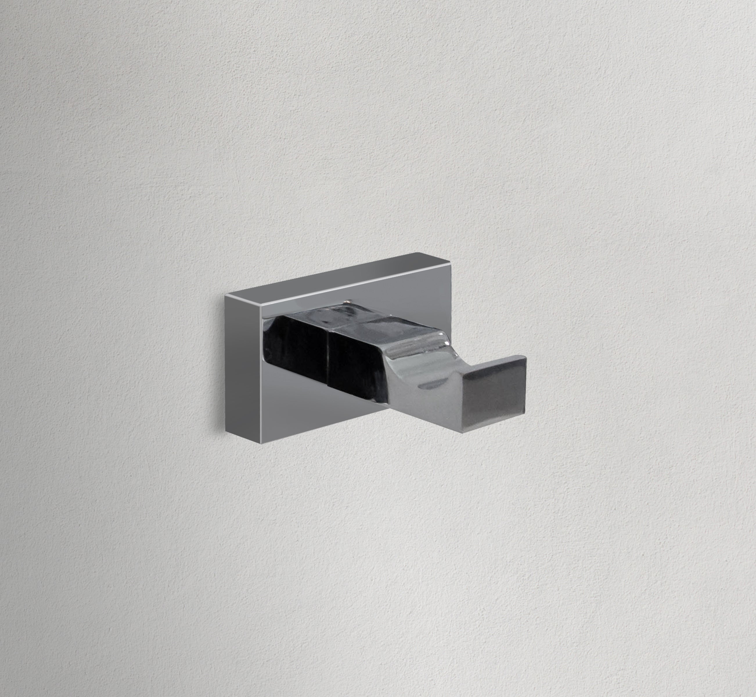 Square Chrome Robe Hook
