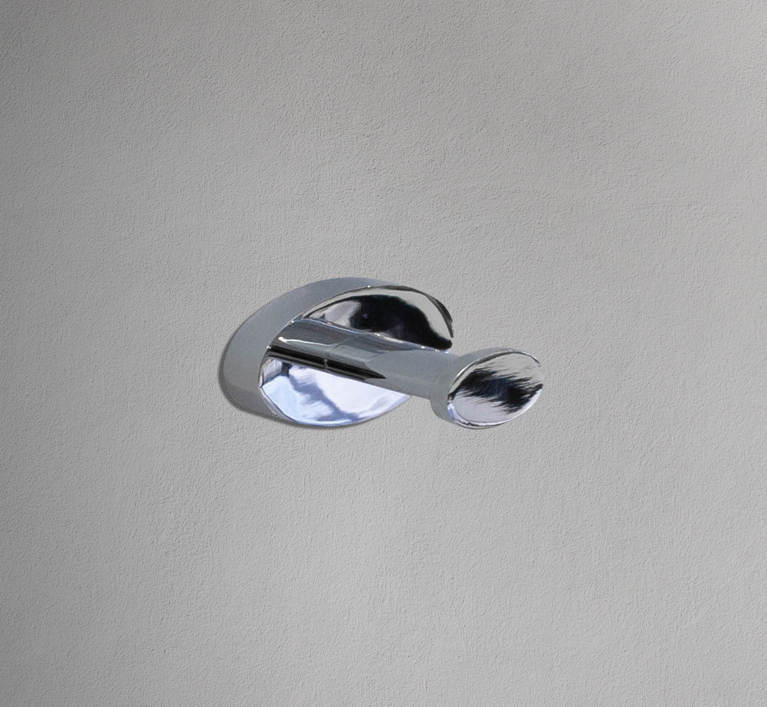 Oval Base Chrome Robe Hook