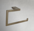 Square Matte Black Towel Ring