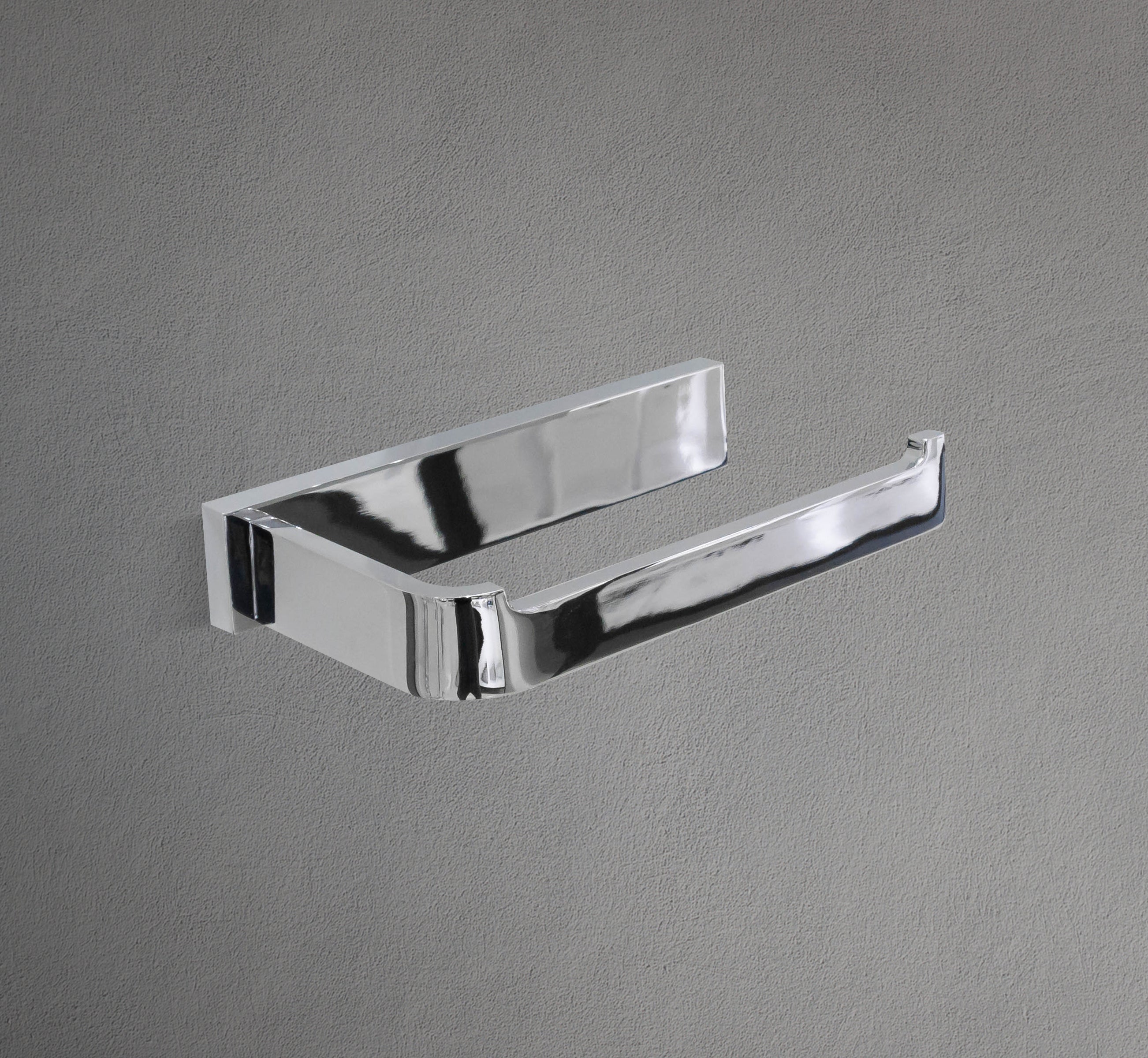 Square Base Chrome Toilet Paper Holder