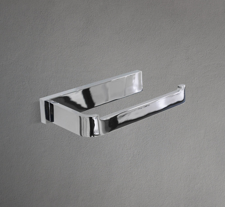 Square Base Chrome Toilet Paper Holder