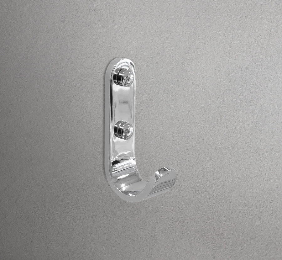 Rounded Chrome Robe Hook