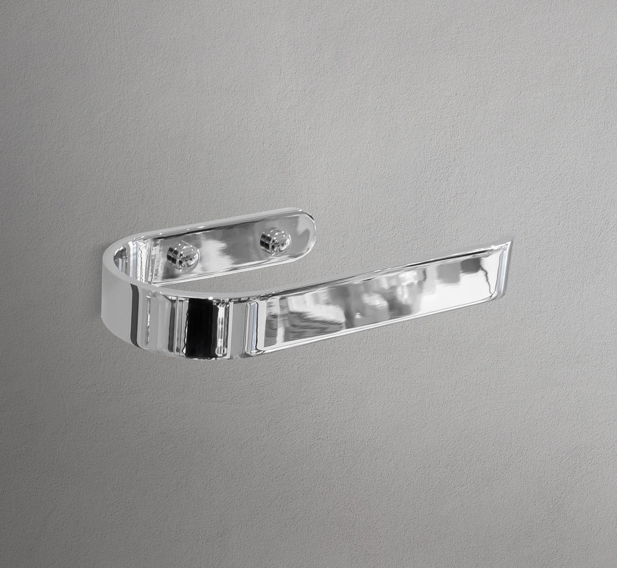 Rounded Chrome Toilet Paper Holder