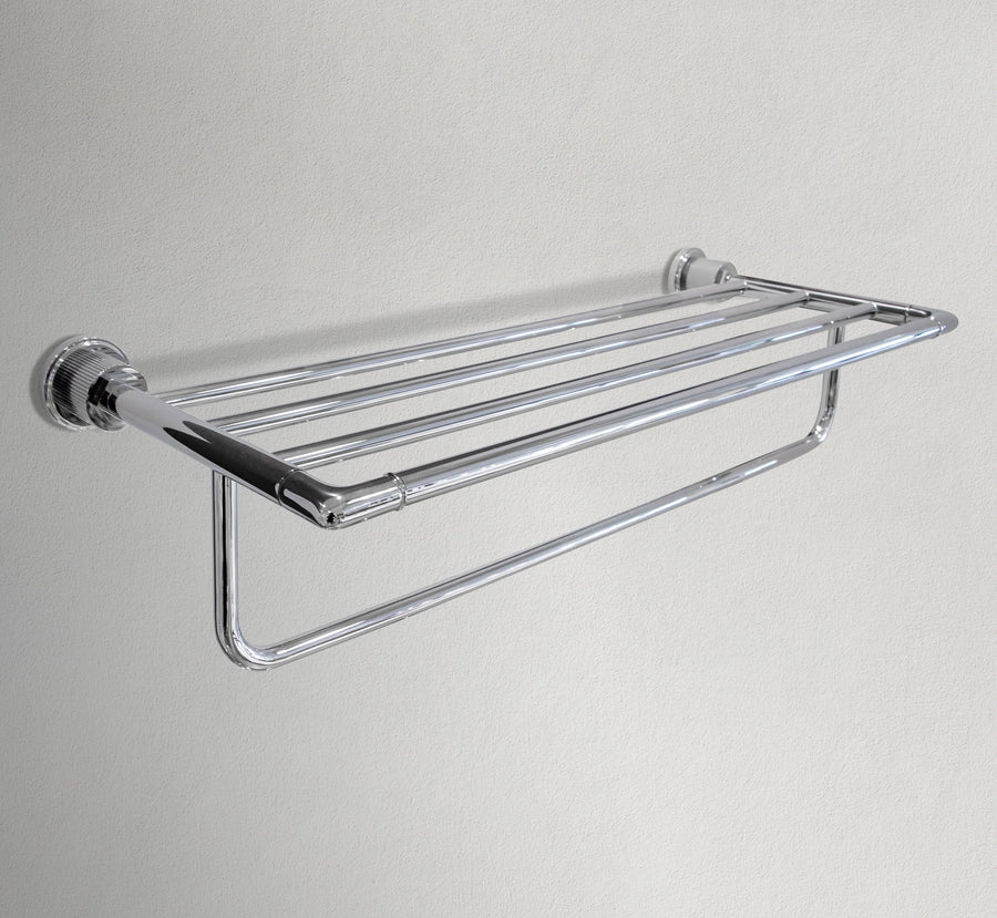 Chrome Towel Rack with Towel Bar
