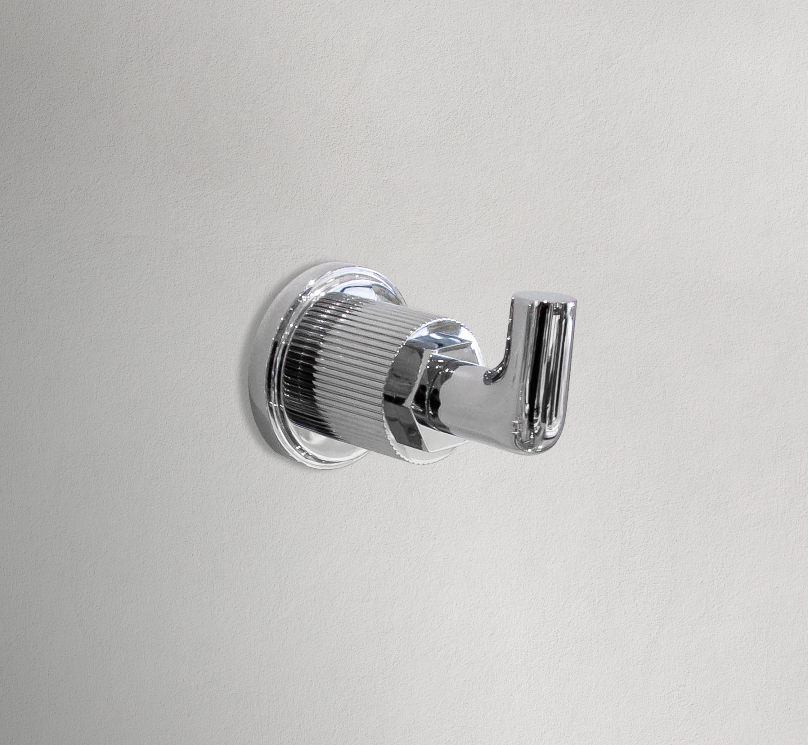 Rounded Base Chrome Robe Hook