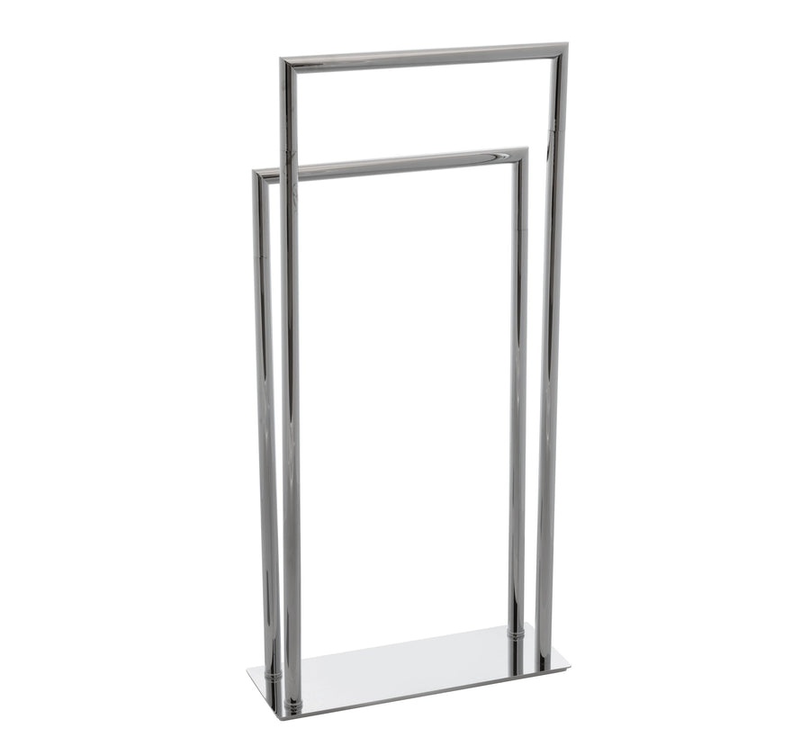 Chrome Standing Towel Rack