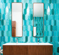15" Tall Rounded Edge Mirror