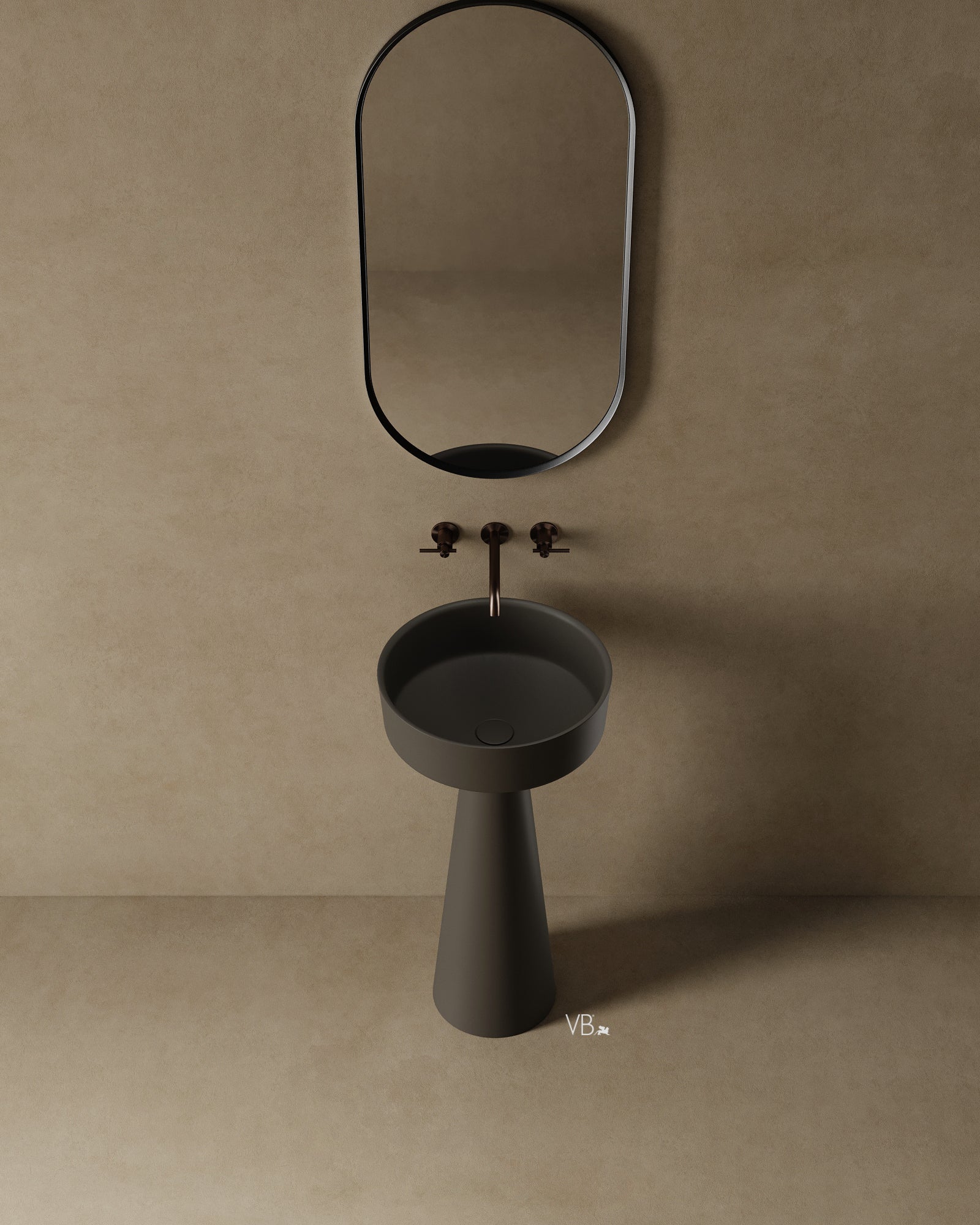 16" Freestanding I-Stone Basin