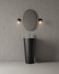 18" Freestanding Round Solid Surface I-Stone Basin