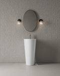 18" Freestanding Round Solid Surface I-Stone Basin