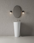 18" Freestanding Round Solid Surface I-Stone Basin