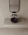 16" Round Bathroom Vessel Sink