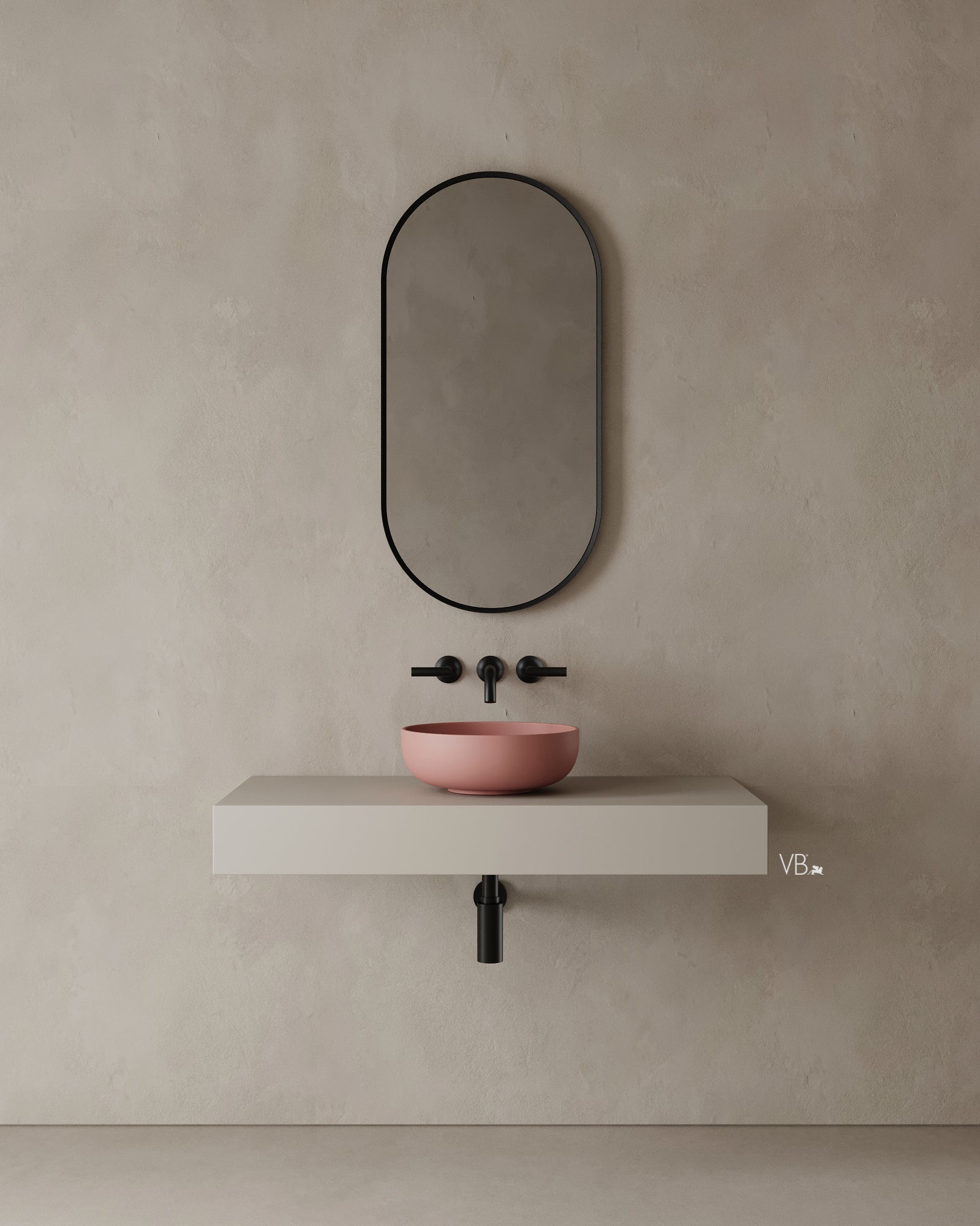 16" Round Bathroom Vessel Sink