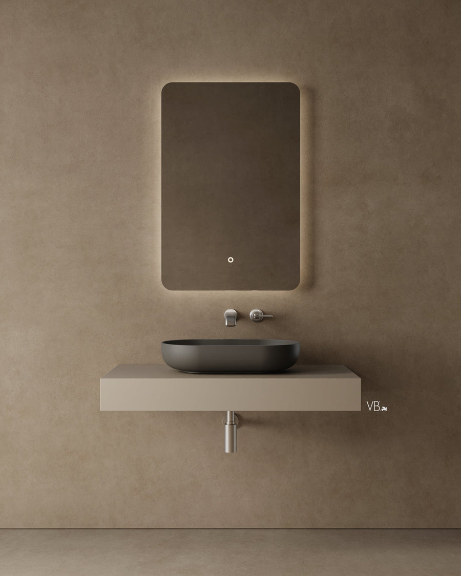 23" Oval Bathroom Vessel Sink