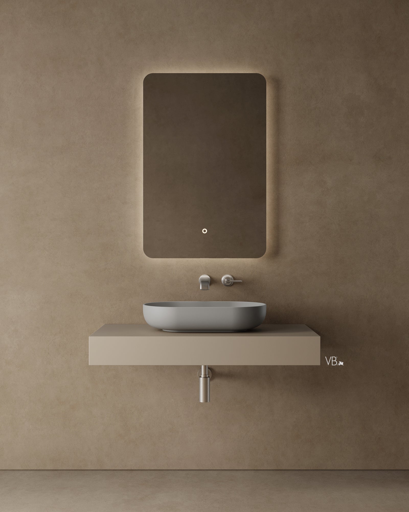 23" Oval Bathroom Vessel Sink