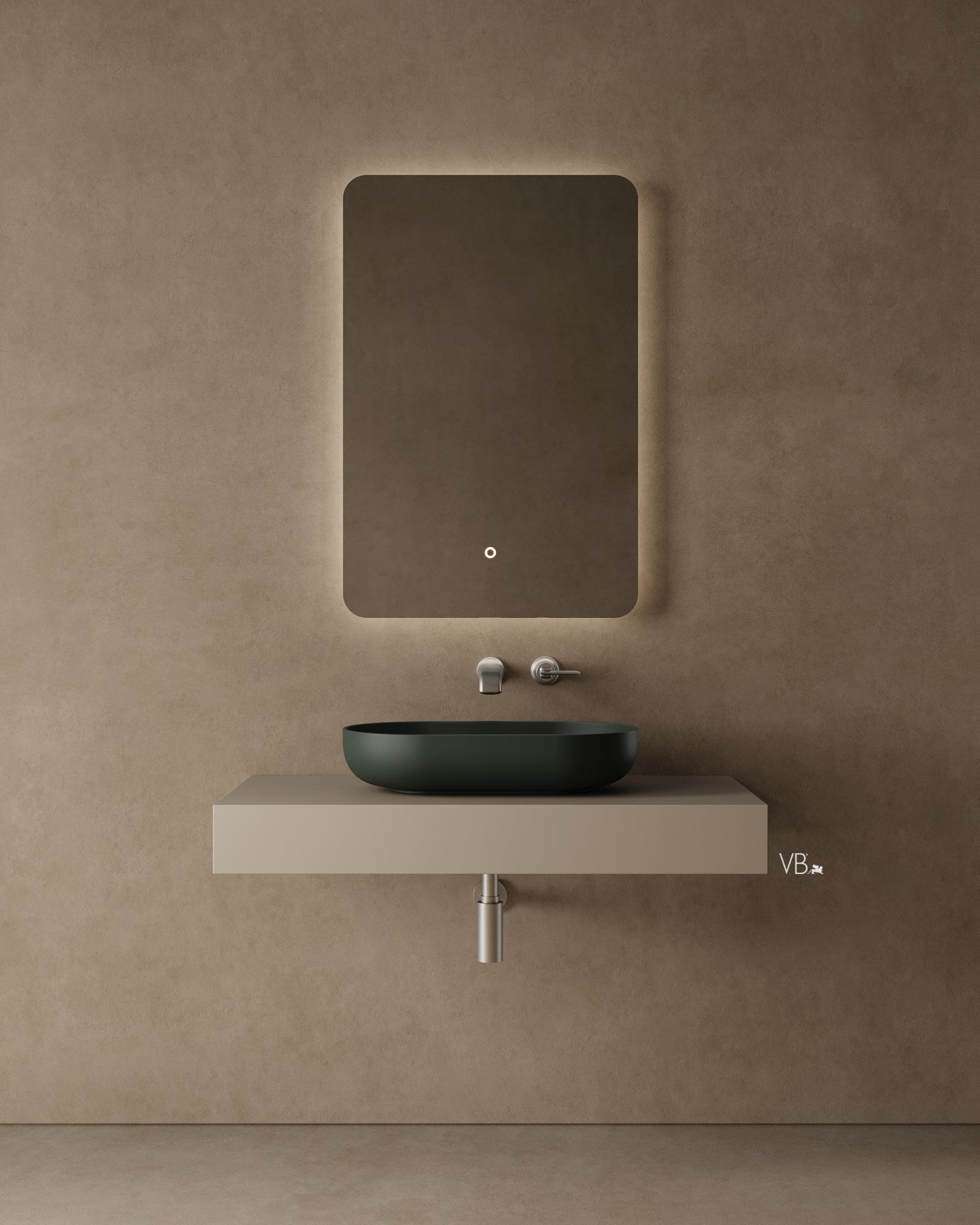 23" Oval Bathroom Vessel Sink