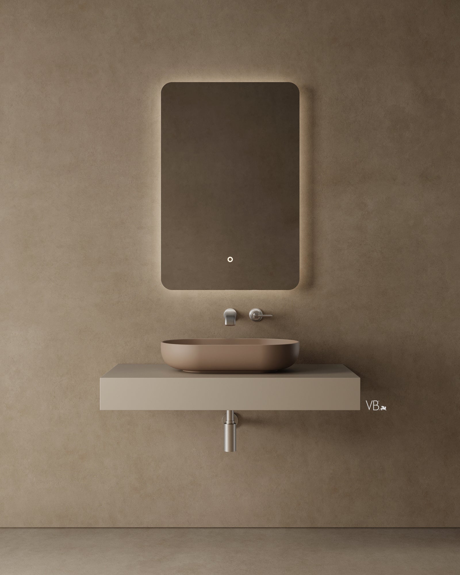 23" Oval Bathroom Vessel Sink