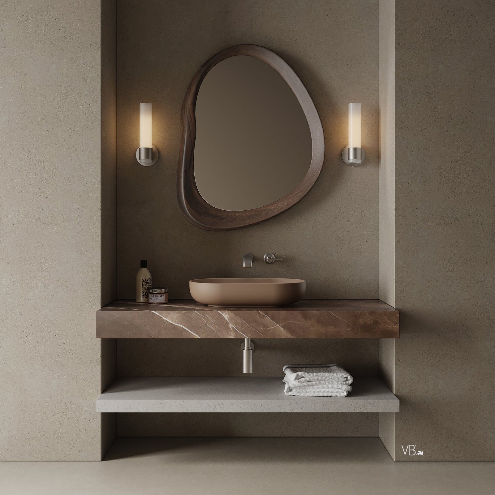 23" Oval Bathroom Vessel Sink