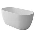 60" Rounded Solid Surface Freestanding Bathtub