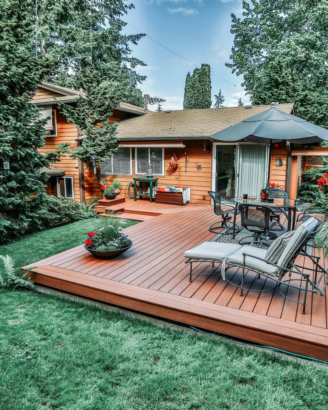 Decks Constructed with Strong Framing, Secure Footings, and High-Quality Materials