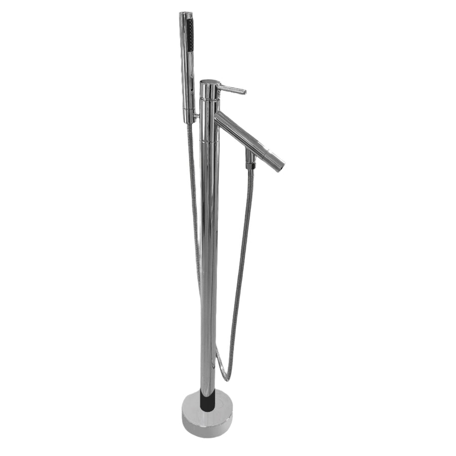Rounded Bathtub Filler and Hand Shower