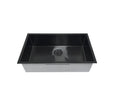 32" Square Stainless Steel Single Bowl Sink with bottom grid