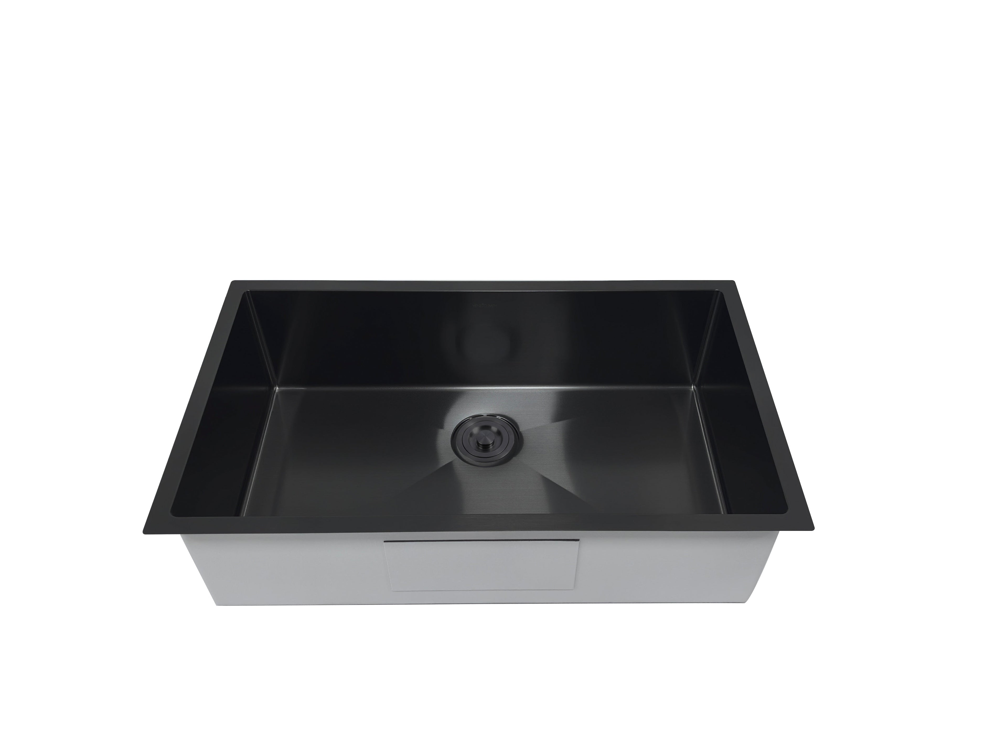32" Square Stainless Steel Single Bowl Sink with bottom grid