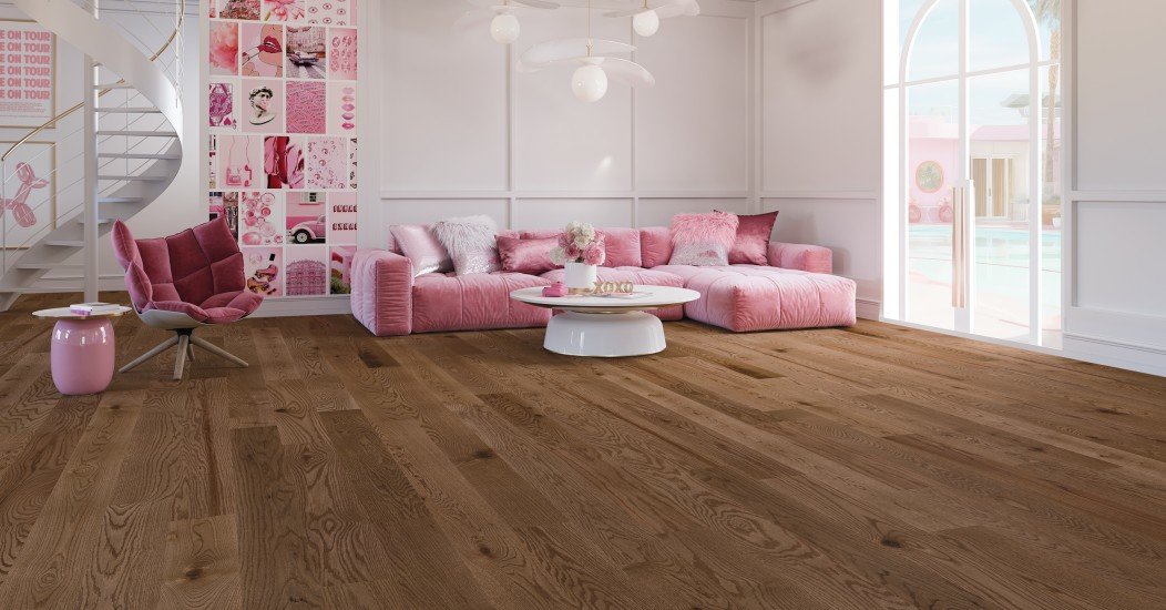Durable Darwin Oak laminate in inviting GTA living room