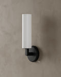 14" Frosted Glass Wall Sconce