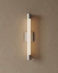 24" Frosted Cylinder LED Wall Sconce