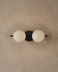 18" Modern Double Globe Wall Sconce
