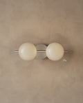 18" Modern Double Globe Wall Sconce