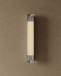 24" Frosted Glass Cylinder Wall Sconce