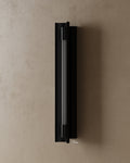 24" Frosted Glass Cylinder Wall Sconce