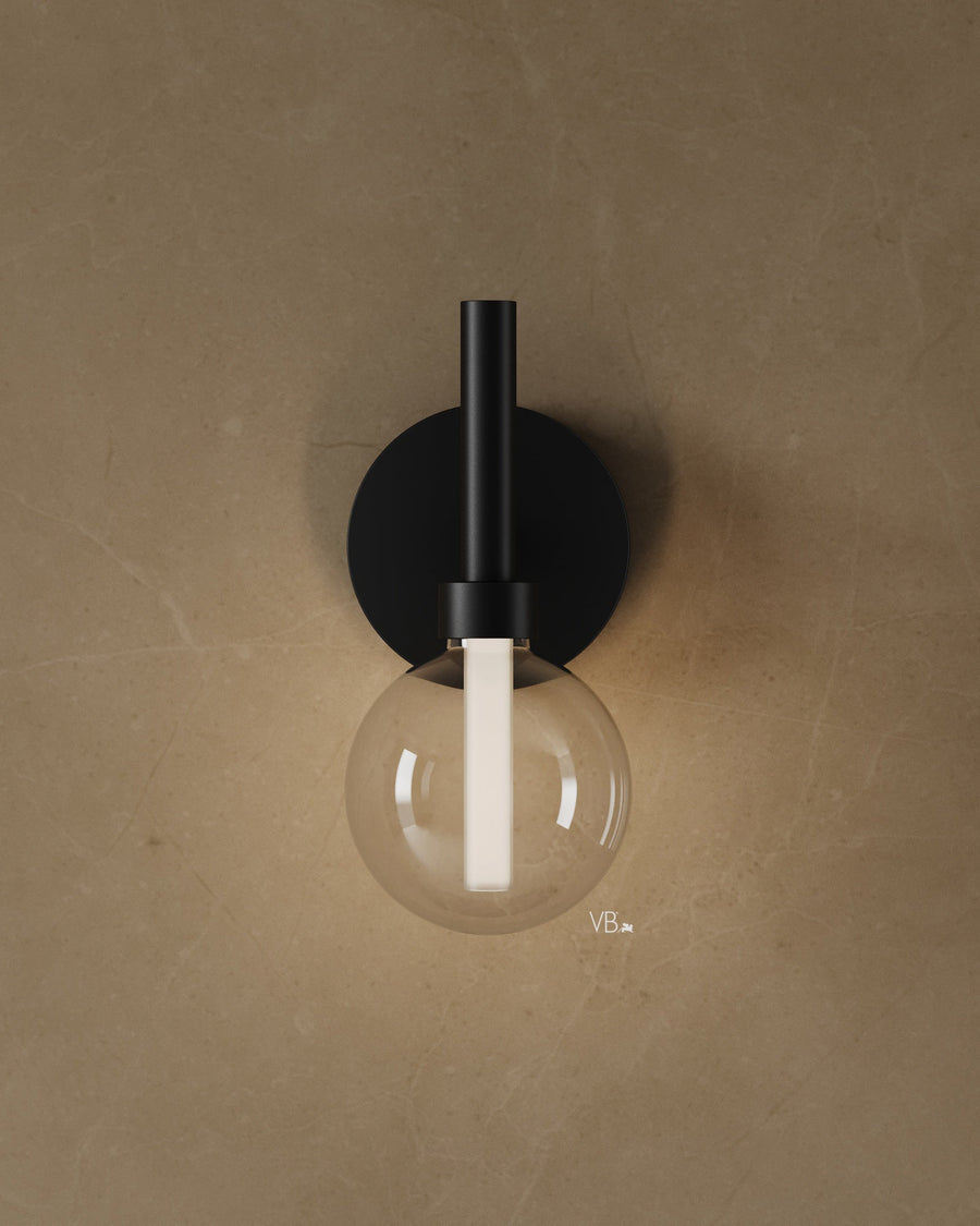 10" Cylindrical Glass Wall Sconce
