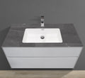 40" Wall Mounted Bathroom Vanity with Porcelain Countertop