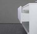 47" Wall-Mounted Melamine Vanity with Shadow Box