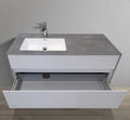 47" Wall Mounted Vanity with Porcelain Countertop