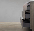 60" Freestanding Modern Vanity with Textured Countertop