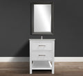 24" Single Sink Bathroom Vanity Without Countertop & Sink