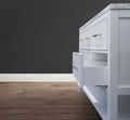 60" Open Bottom Transitional Vanity Without Countertop