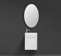 18" Wall-Mounted Modern Melamine Vanity