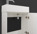 18" Wall-Mounted Modern Melamine Vanity