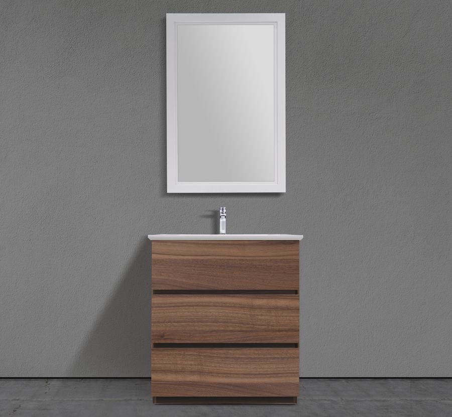31" Freestanding Modern Vanity with Textured Countertop