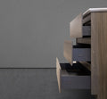 31" Freestanding Modern Vanity with Textured Countertop