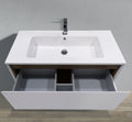 36" Wall-Mounted Melamine Vanity Without Countertop