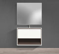 36" Wall-Mounted Melamine Vanity Without Countertop