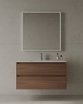 39" Wall Mounted Melamine Vanity With Acrylic Countertop